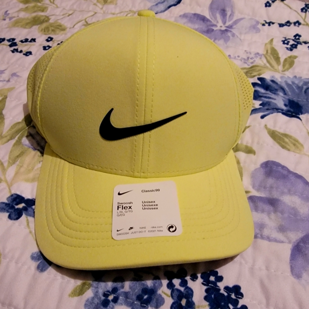 Nike Cap / Golf, Lime Green, L/XL